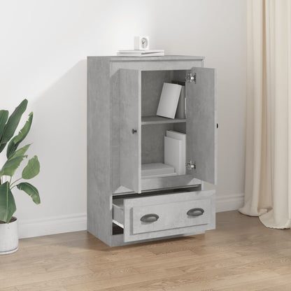 Credenza Grigio Cemento 60x35,5x103,5 cm in Legno Multistrato - homemem39