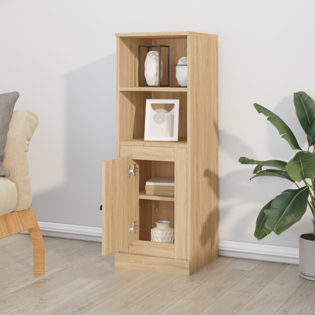 Credenza Rovere Sonoma 36x35,5x103,5 cm in Legno Multistrato