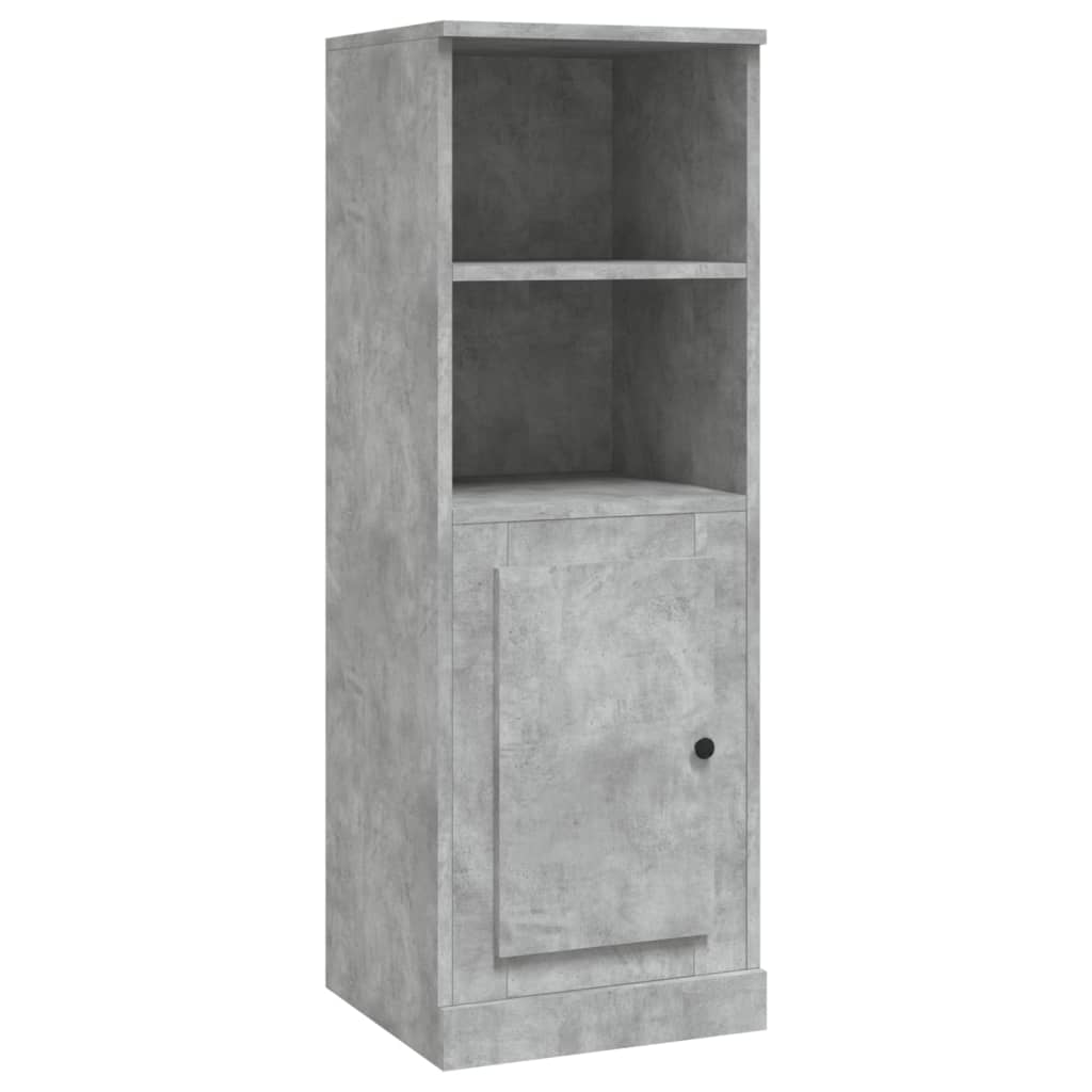 Credenza Grigio Cemento 36x35,5x103,5 cm in Legno Multistrato