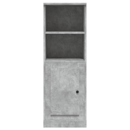Credenza Grigio Cemento 36x35,5x103,5 cm in Legno Multistrato
