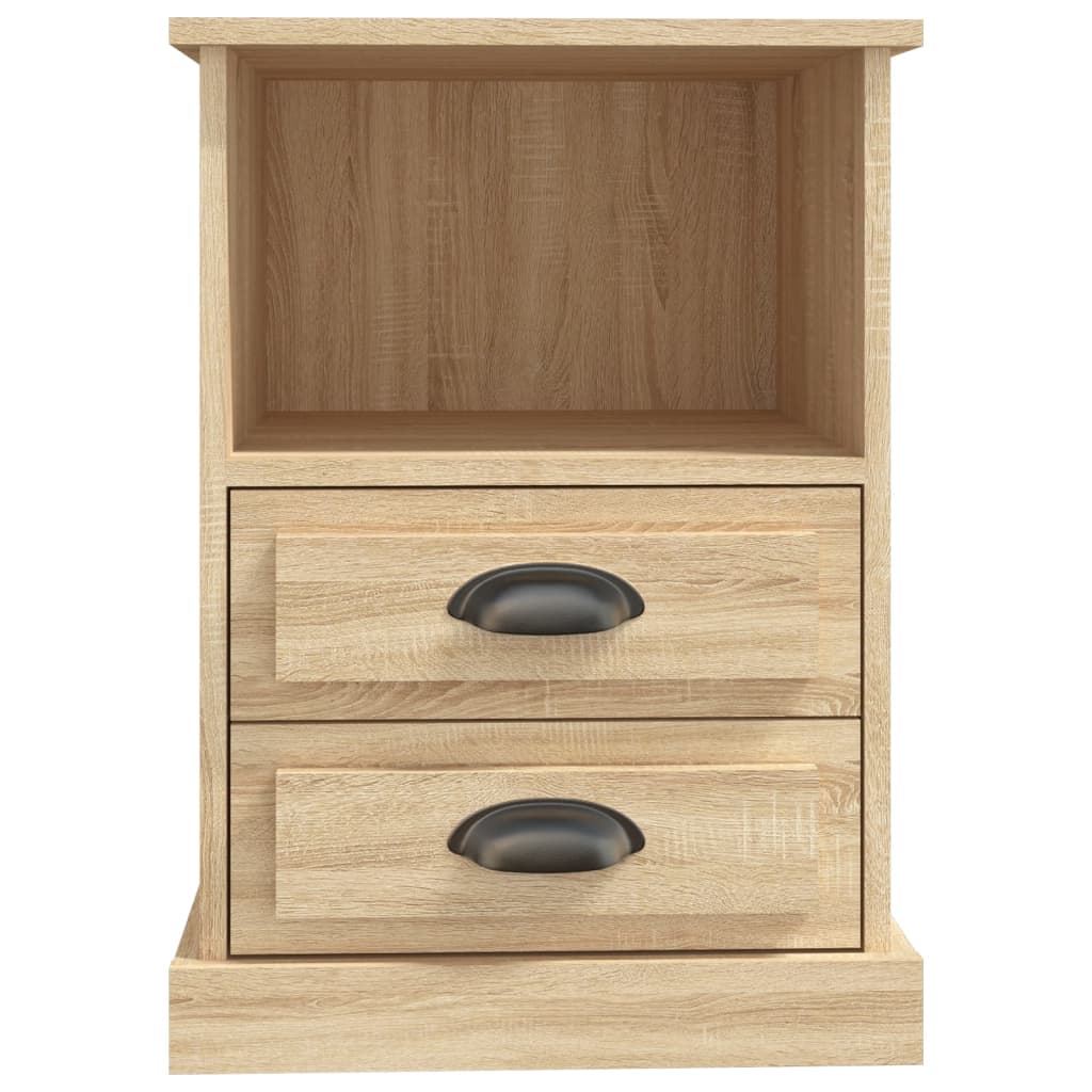 Comodini 2 pz Rovere Sonoma 43x36x60 cm