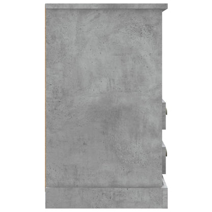 Comodino Grigio Cemento 43x36x60 cm