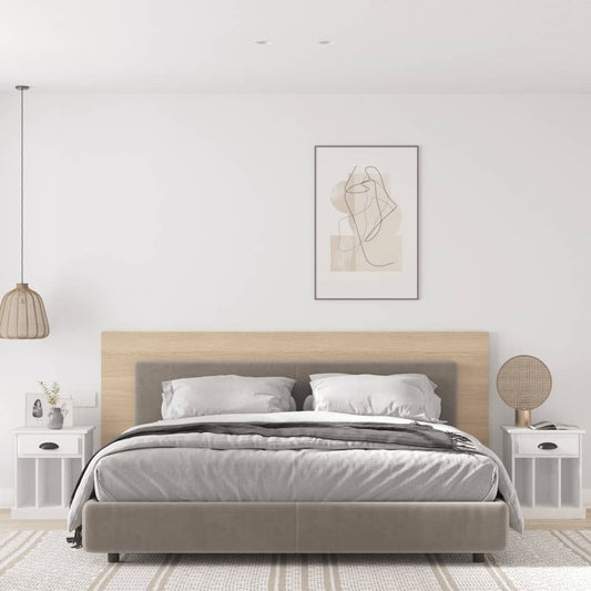 Comodini 2 pz Bianchi 43x36x50 cm - homemem39
