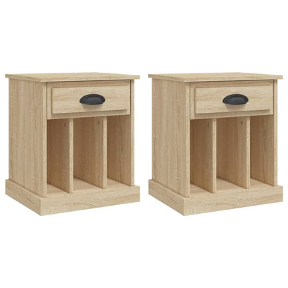 Comodini 2 pz Rovere Sonoma 43x36x50 cm - homemem39