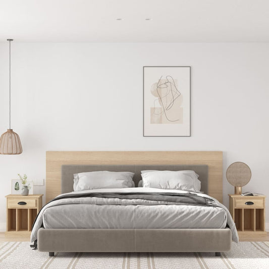 Comodini 2 pz Rovere Sonoma 43x36x50 cm - homemem39