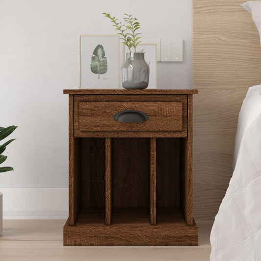 Comodino Rovere Marrone 43x36x50 cm - homemem39