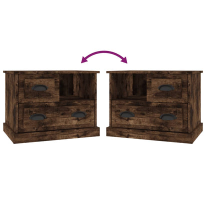 Comodino Rovere Fumo 60x39x45 cm - homemem39