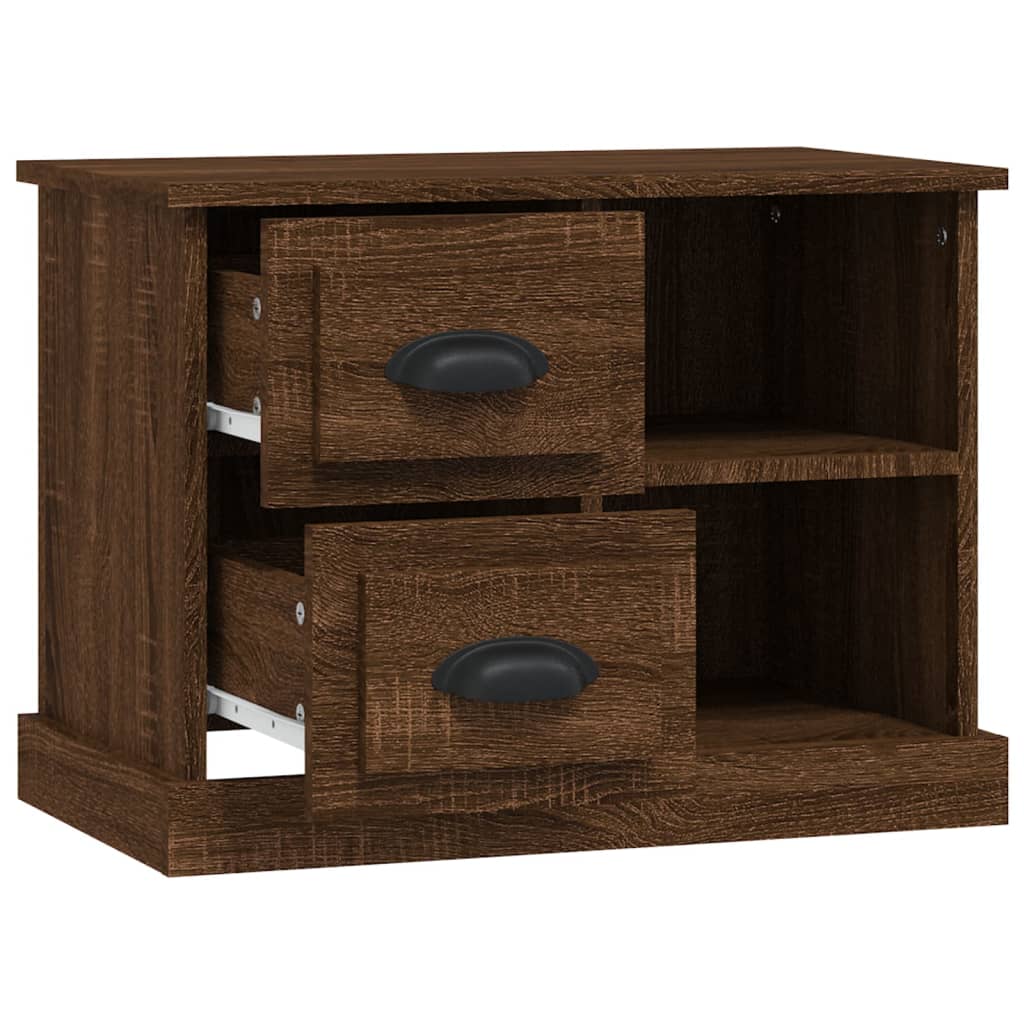 Comodino Rovere Marrone 60x35,5x45 cm - homemem39