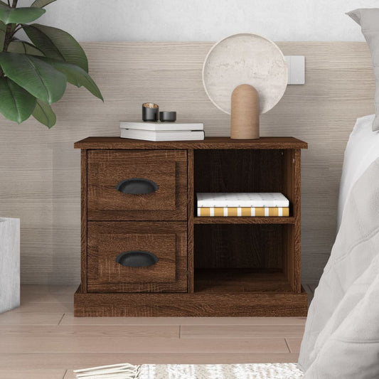 Comodino Rovere Marrone 60x35,5x45 cm - homemem39