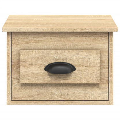 Comodini a Parete 2 pz Rovere Sonoma 41,5x36x28 cm - homemem39
