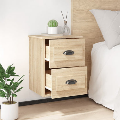 Comodino a Parete Rovere Sonoma 41,5x36x53 cm - homemem39