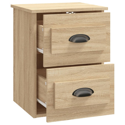 Comodino a Parete Rovere Sonoma 41,5x36x53 cm - homemem39