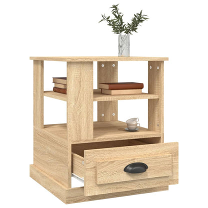 Tavolino Rovere Sonoma 50x50x60 cm in Legno Multistrato - homemem39