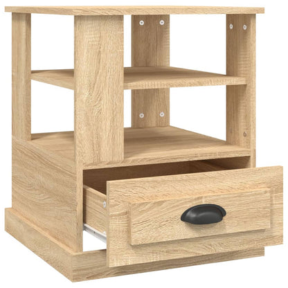 Tavolino Rovere Sonoma 50x50x60 cm in Legno Multistrato - homemem39