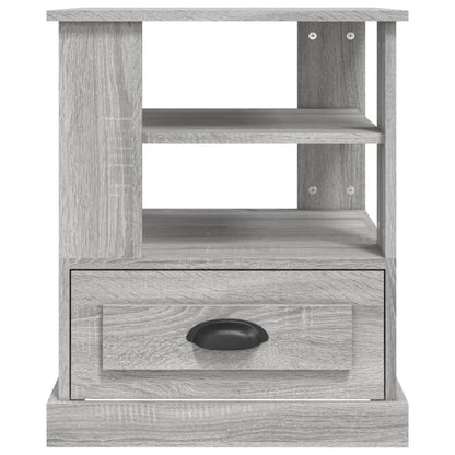 Tavolino Grigio Sonoma 50x50x60 cm in Legno Multistrato - homemem39