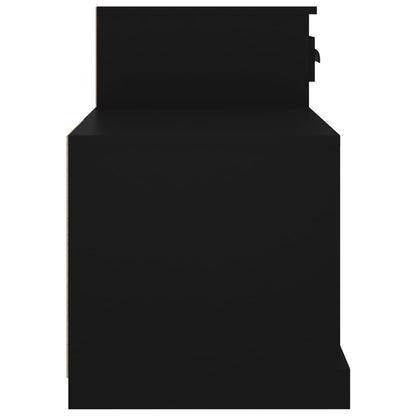 Scarpiera Nera 100x42x60 cm in Legno Multistrato - homemem39