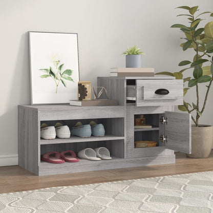 Scarpiera Grigio Sonoma 100x42x60 cm in Legno Multistrato - homemem39