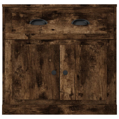 Credenza Rovere Fumo 70x35,5x67,5 cm in Legno Multistrato
