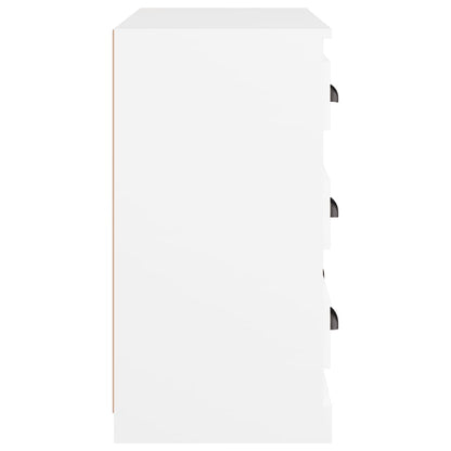 Credenza Bianca 70x35,5x67,5 cm in Legno Multistrato - homemem39