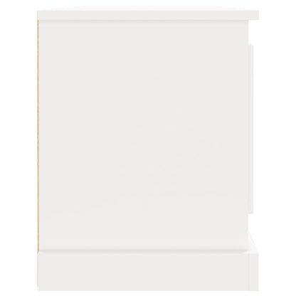 Mobile Porta TV Bianco 100x35,5x45 cm in Legno Multistrato - homemem39