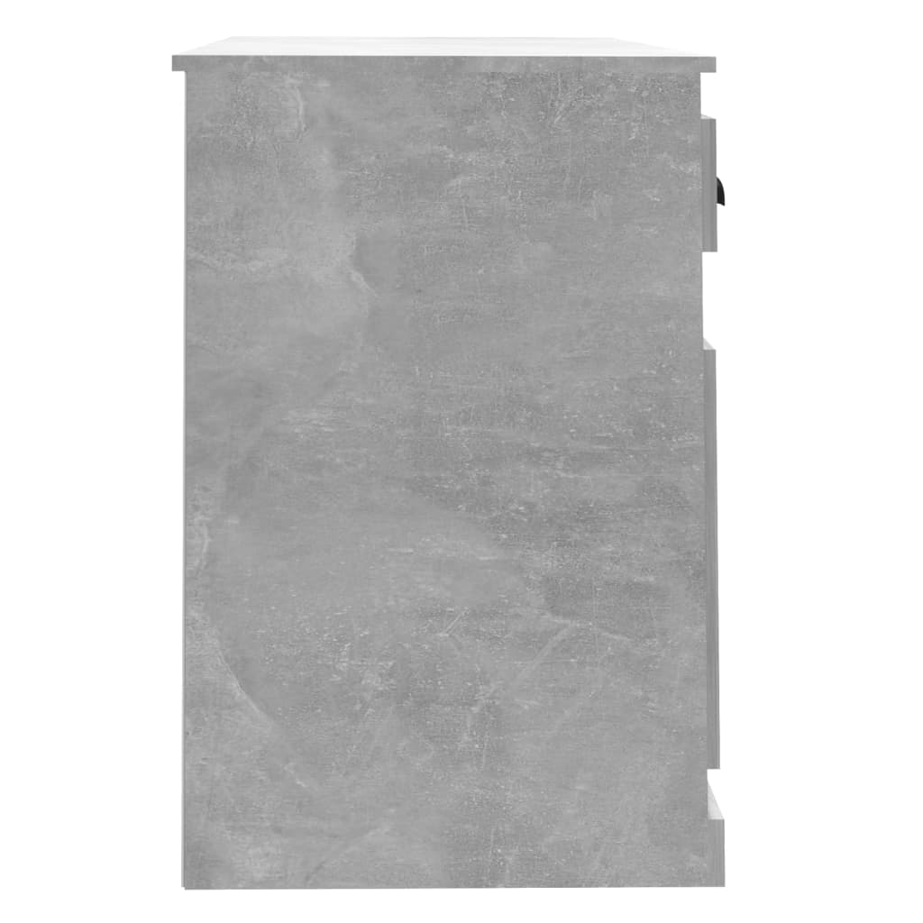 Scrivania Cassetto Grigio Cemento 115x50x75cm Legno Multistrato | homemem39