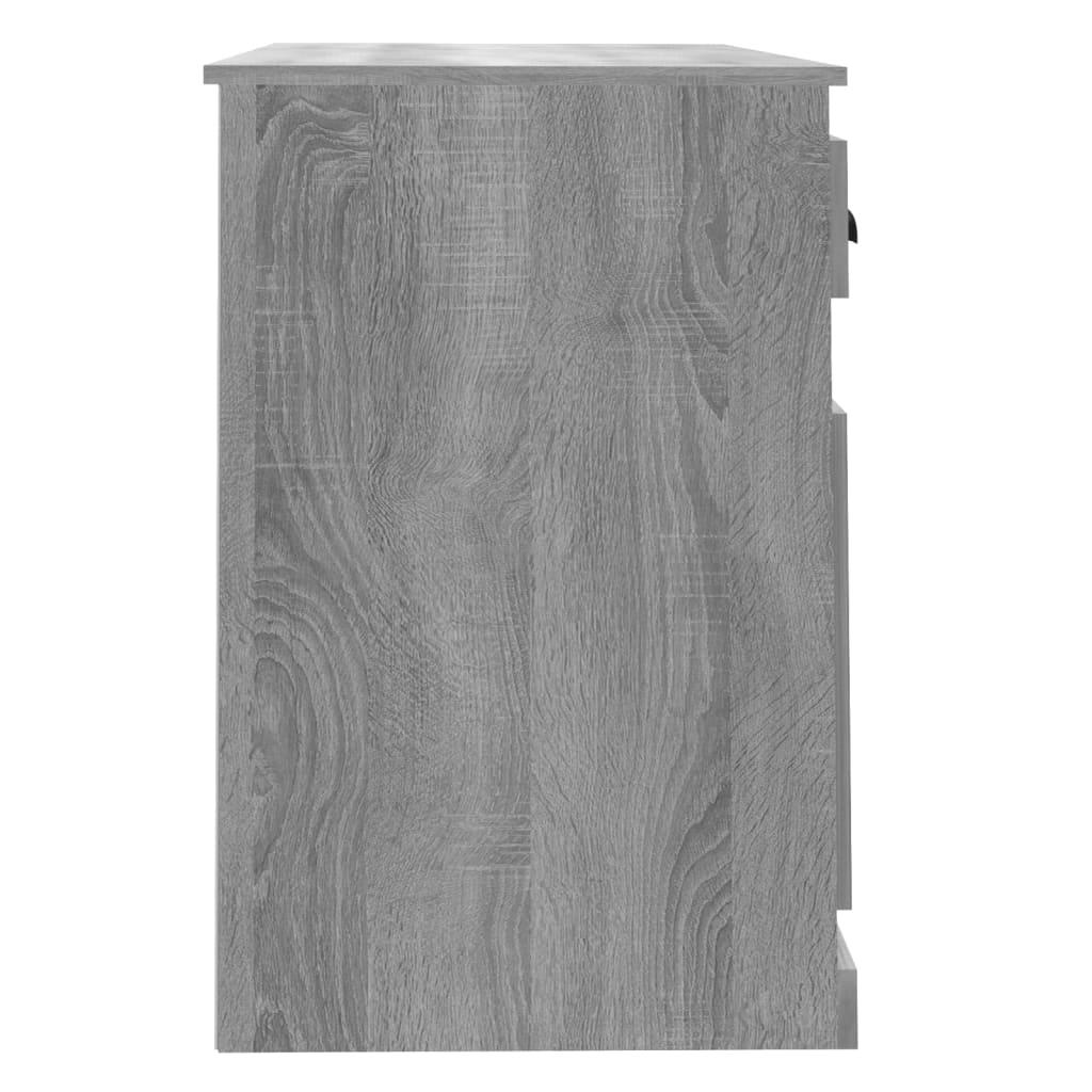 Scrivania Cassetto Grigio Sonoma 115x50x75 cm Legno Multistrato - homemem39