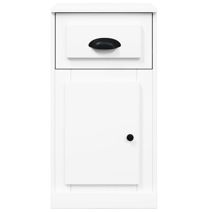 Mobiletto con Cassetto Bianco 40x50x75 cm in Legno Multistrato | homemem39