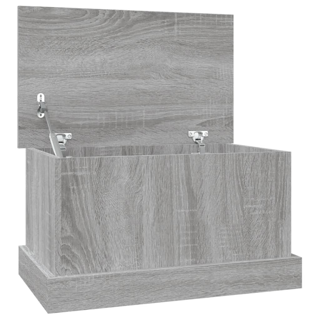 Contenitore Grigio Sonoma 50x30x28 cm Legno Multistrato - homemem39