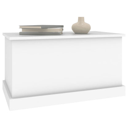 Scatola portaoggetti bianca 70x40x38 cm in legno ingegnerizzato | homemem39