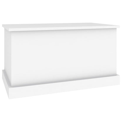 Scatola portaoggetti bianca 70x40x38 cm in legno ingegnerizzato | homemem39