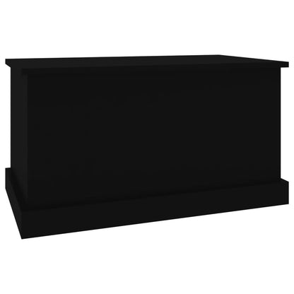 Contenitore Portaoggetti Nero 70x40x38 cm Legno Multistrato - homemem39