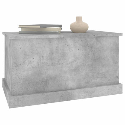 Contenitore Grigio Cemento 70x40x38 cm in Legno Multistrato - homemem39