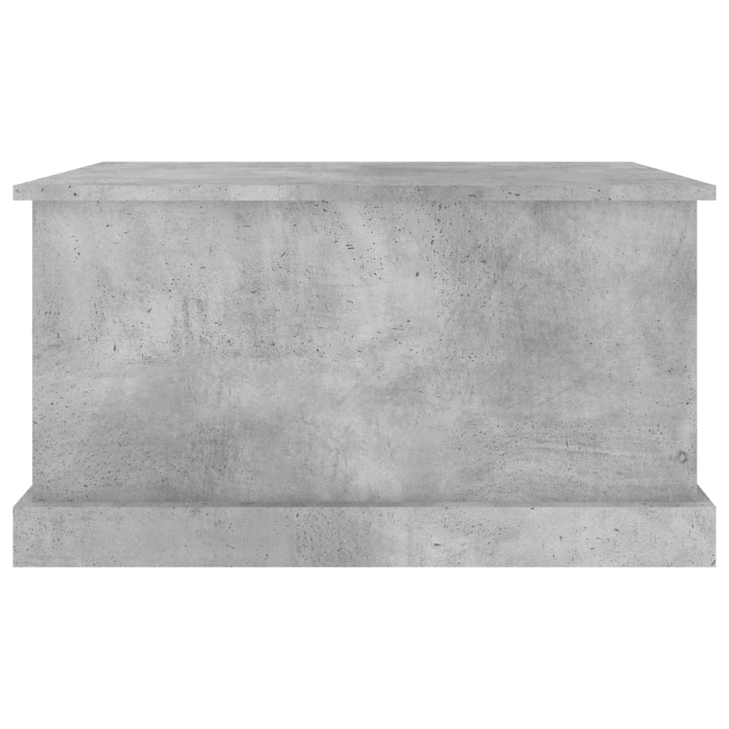 Contenitore Grigio Cemento 70x40x38 cm in Legno Multistrato - homemem39