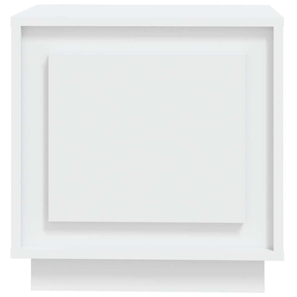 Comodini 2 pz Bianchi 44x35x45 cm in Legno Multistrato - homemem39