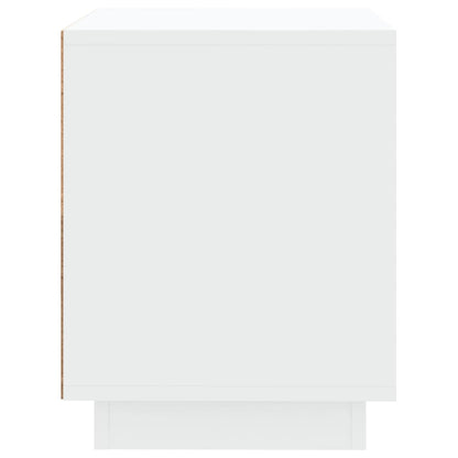 Comodini 2 pz Bianchi 44x35x45 cm in Legno Multistrato - homemem39