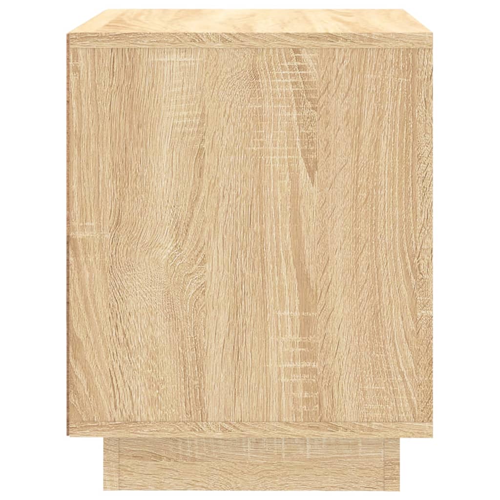 Comodino Rovere Sonoma 44x35x45 cm in Legno Multistrato - homemem39