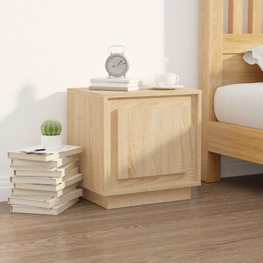 Comodino Rovere Sonoma 44x35x45 cm in Legno Multistrato - homemem39