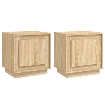 Comodini 2 pz Rovere Sonoma 44x35x45 cm in Legno Multistrato - homemem39