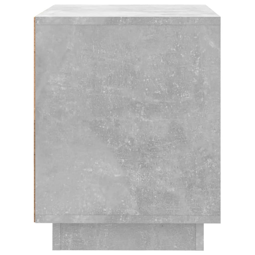 Comodini 2 pz Grigio Cemento 44x35x45 cm in Legno Multistrato - homemem39