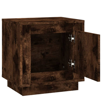 Comodini 2 pz Rovere Fumo 44x35x45 cm in Legno Multistrato - homemem39