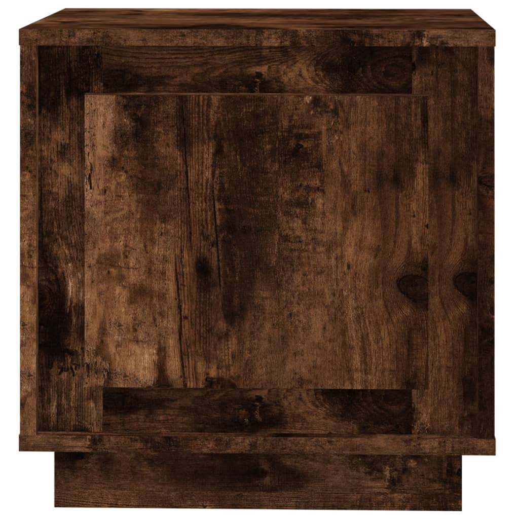 Comodini 2 pz Rovere Fumo 44x35x45 cm in Legno Multistrato - homemem39