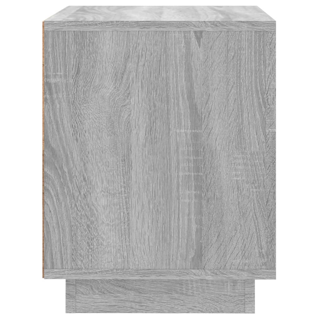 Comodini 2 pz Grigio Sonoma 44x35x45 cm in Legno Multistrato - homemem39