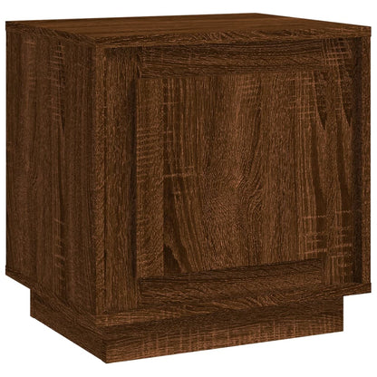 Comodino Rovere Marrone 44x35x45 cm in Legno Multistrato - homemem39