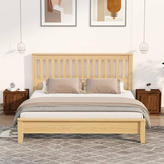 Comodini 2 pz Rovere Marrone 44x35x45 cm in Legno Multistrato - homemem39
