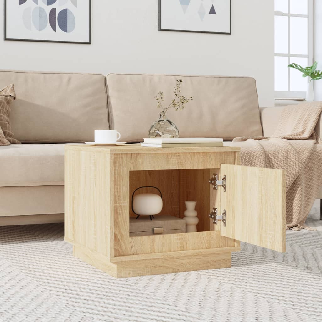 Tavolino da Salotto Rovere Sonoma 51x50x44 cm Legno Multistrato | homemem39