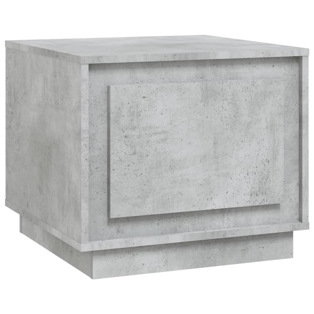 Tavolino da Salotto Grigio Cemento 51x50x44cm Legno Multistrato | homemem39