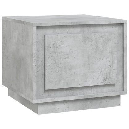 Tavolino da Salotto Grigio Cemento 51x50x44cm Legno Multistrato | homemem39