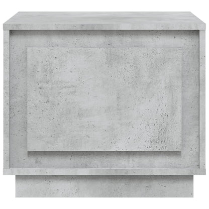 Tavolino da Salotto Grigio Cemento 51x50x44cm Legno Multistrato | homemem39