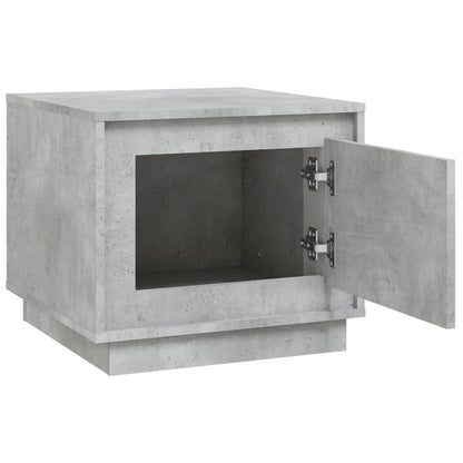 Tavolino da Salotto Grigio Cemento 51x50x44cm Legno Multistrato | homemem39