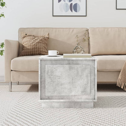 Tavolino da Salotto Grigio Cemento 51x50x44cm Legno Multistrato | homemem39